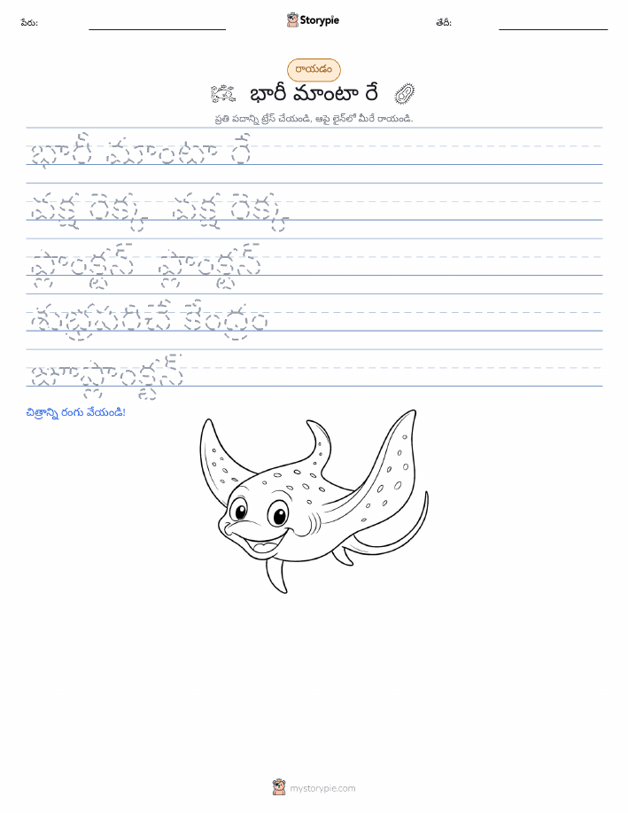 రాయడం సాధన