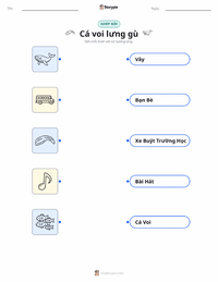 Tài liệu in sẵn Cá voi lưng gù cho trẻ em