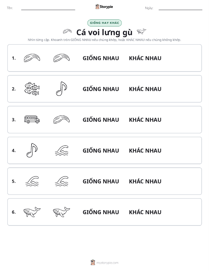 Giống Hay Khác
