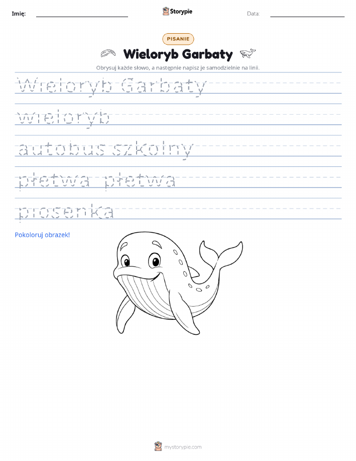 Ćwiczenie Pisania
