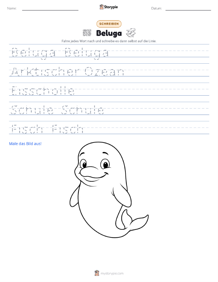 Schreibübung