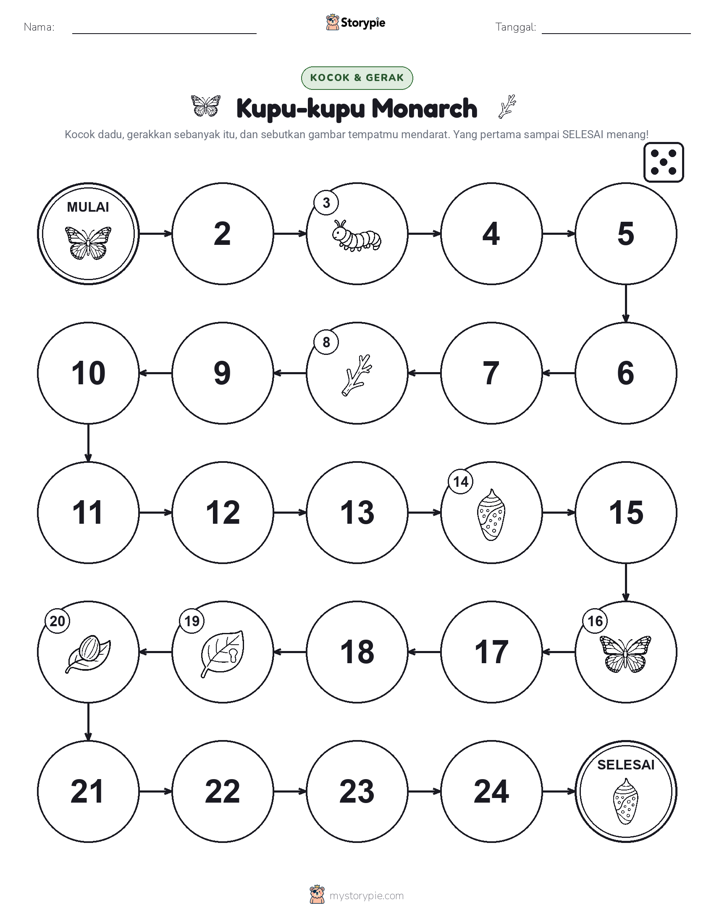 Permainan Gulung & Pindah