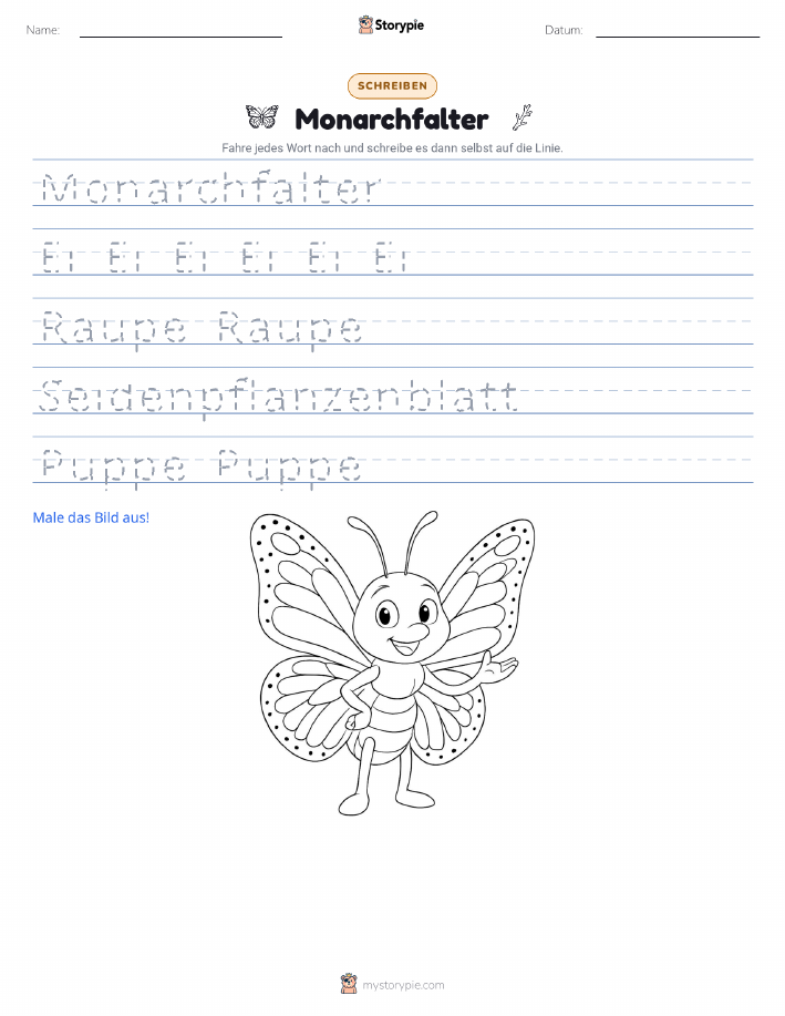 Schreibübung