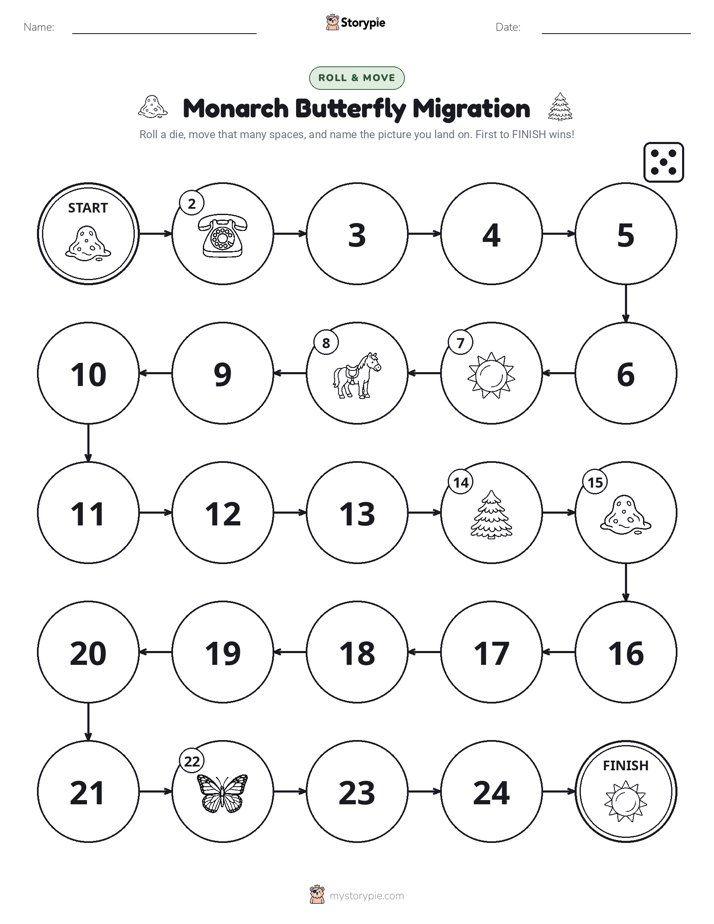 Roll & Move Game