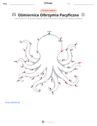 Podgląd drukowalnego arkusza ćwiczeń Ośmiornica olbrzymia