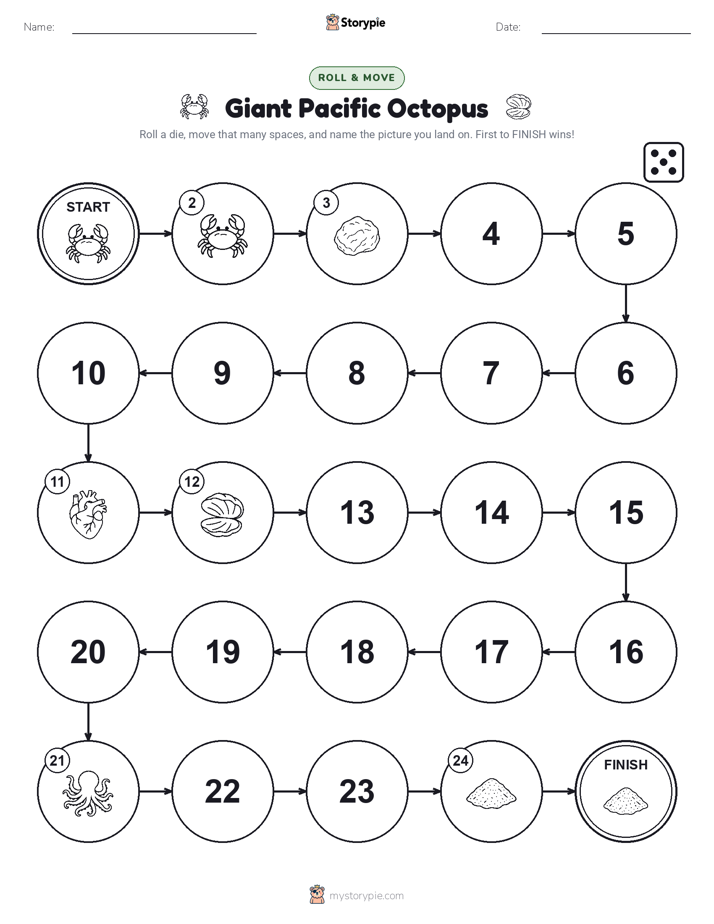 Roll & Move Game
