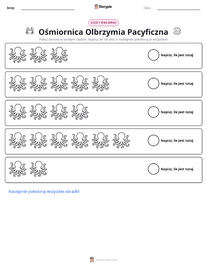 Liczenie i Kolorowanie
