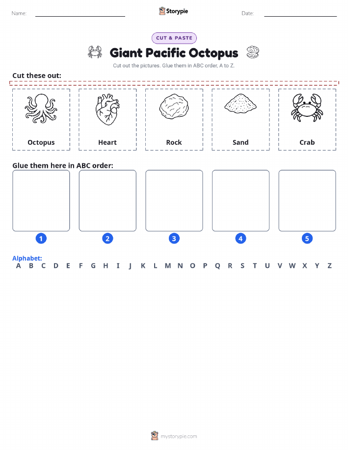 Cut & Paste Alphabet