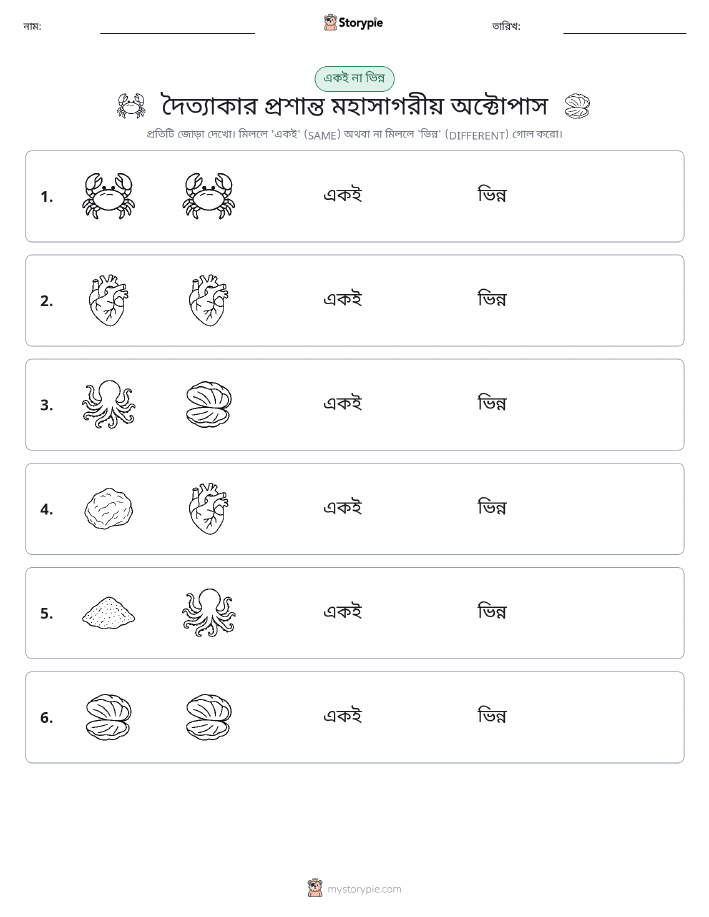 একই বা ভিন্ন