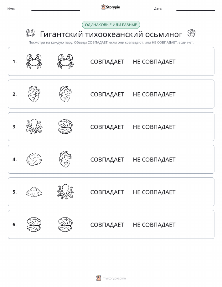 Одинаковое или разное