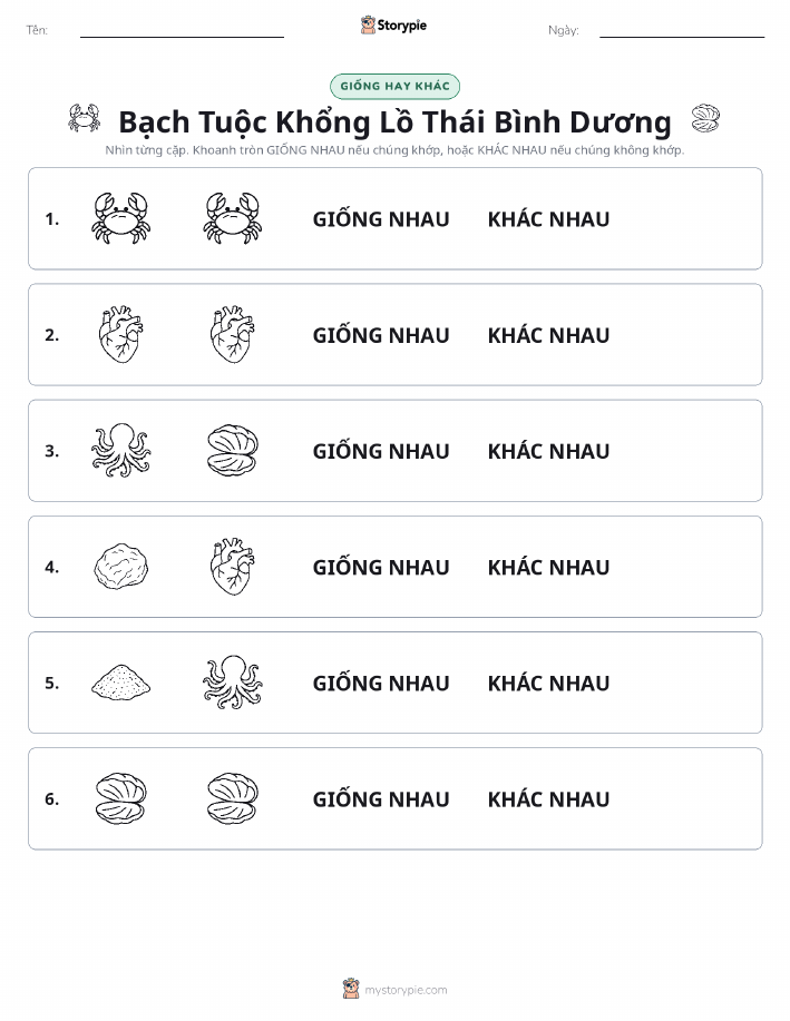 Giống Hay Khác