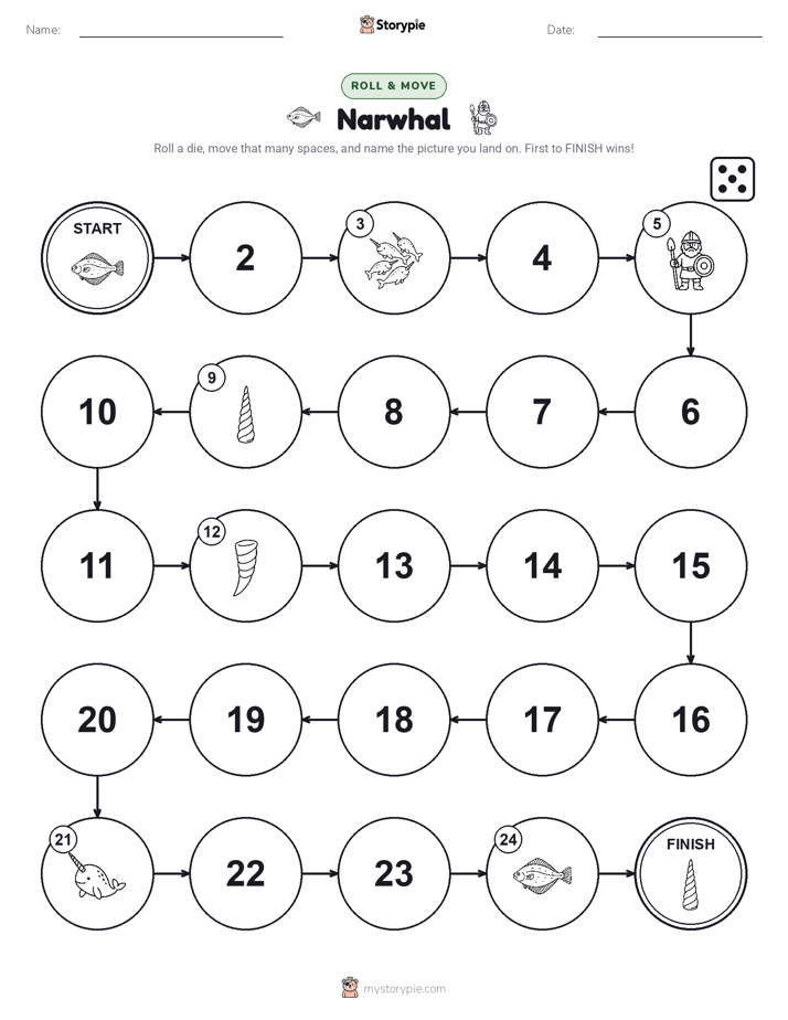 Roll & Move Game