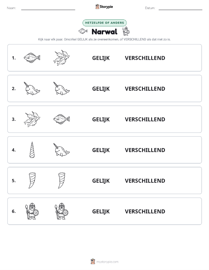 Zelfde of Verschillend