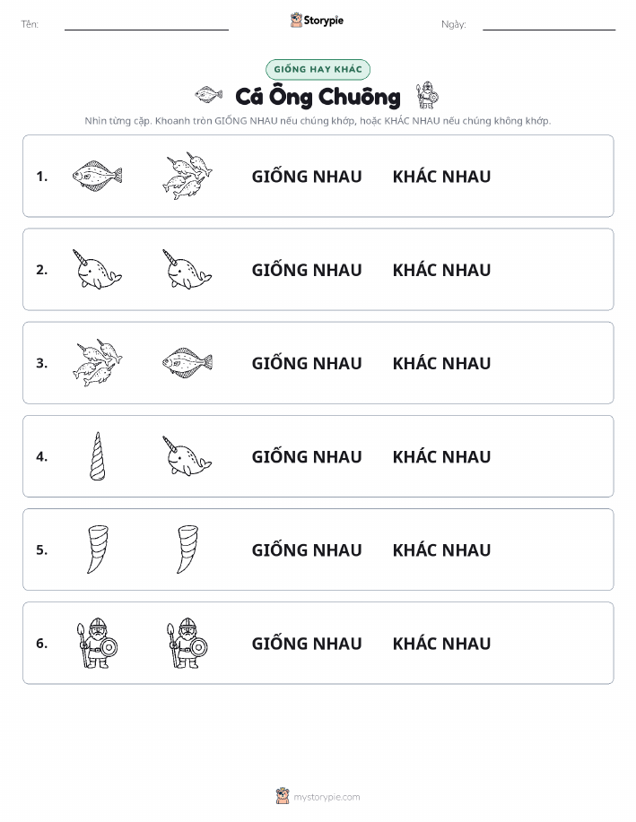 Giống Hay Khác