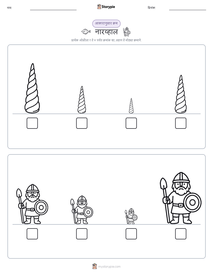 आकार क्रम