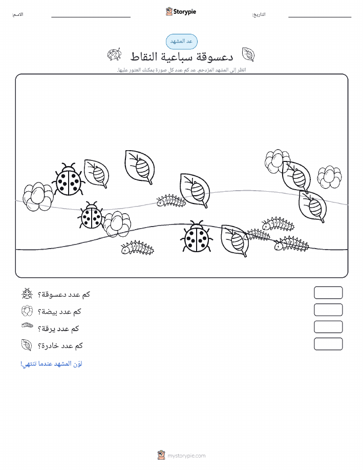 مشهد العد