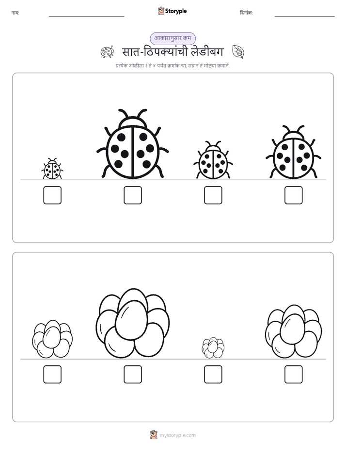 आकार क्रम