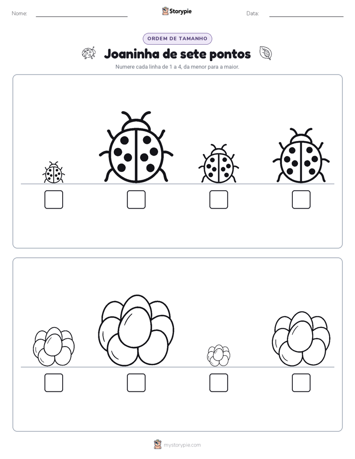 Ordem de Tamanho