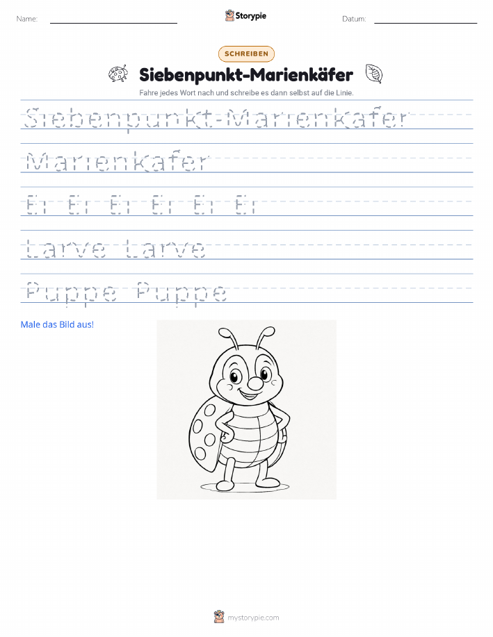 Schreibübung
