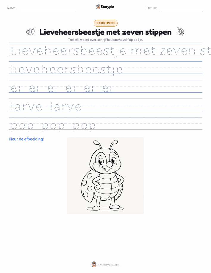 Schrijf Oefening