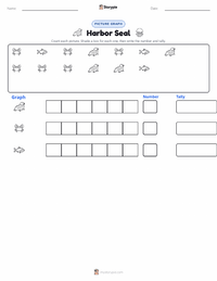 Harbor Seal printable worksheet preview