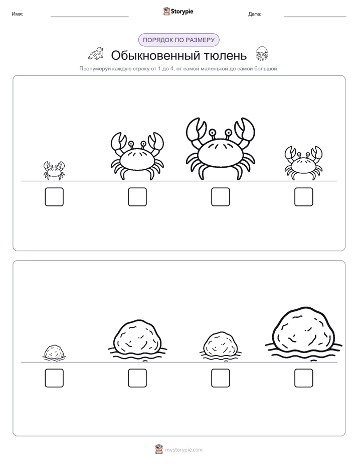 Размеры в порядке