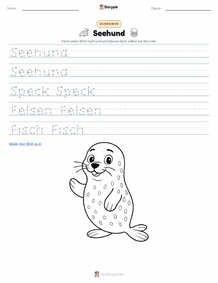 Schreibübung