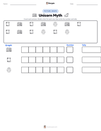 Unicorn Myth printable worksheet preview