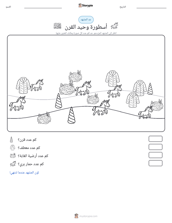 مشهد العد