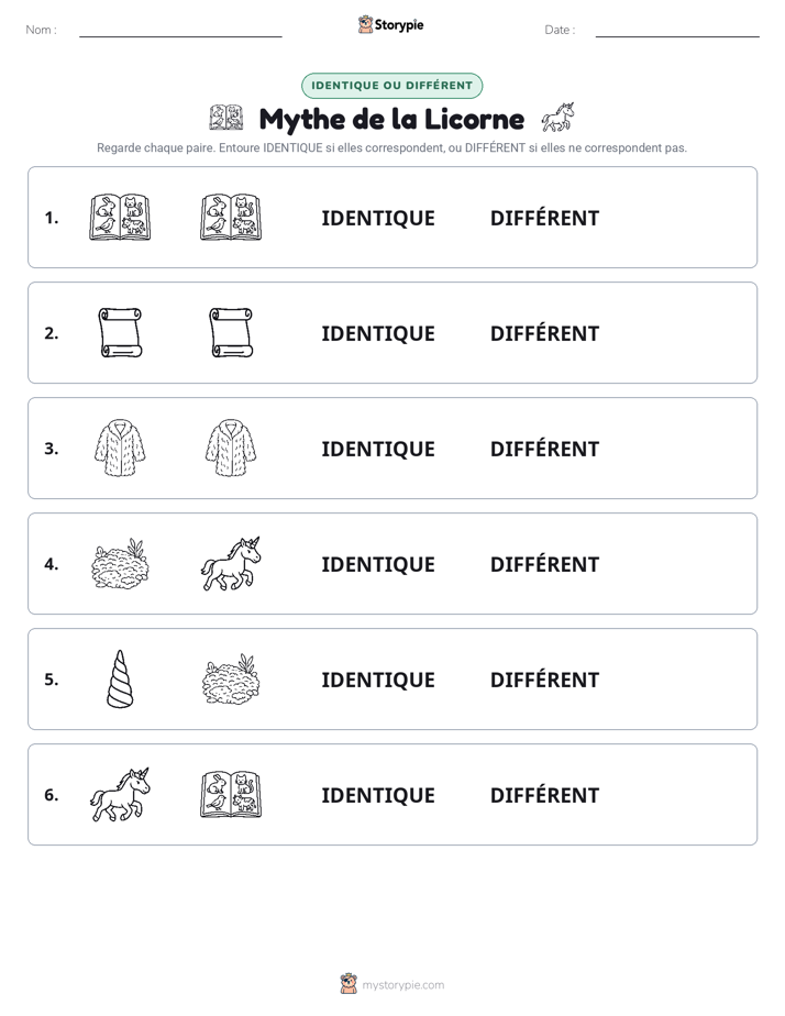 Identique ou Différent