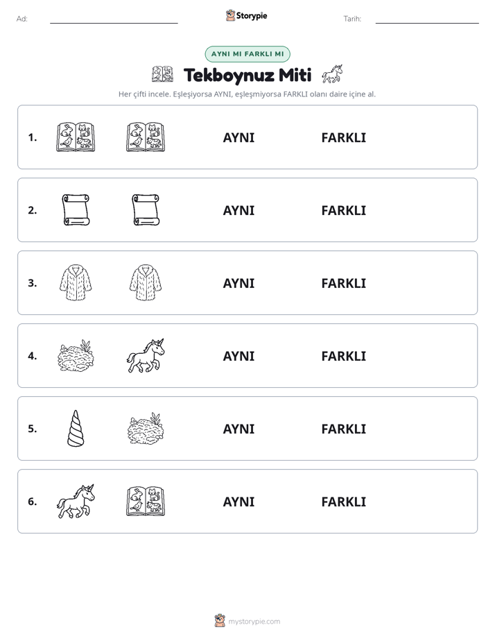 Aynı mı Farklı mı