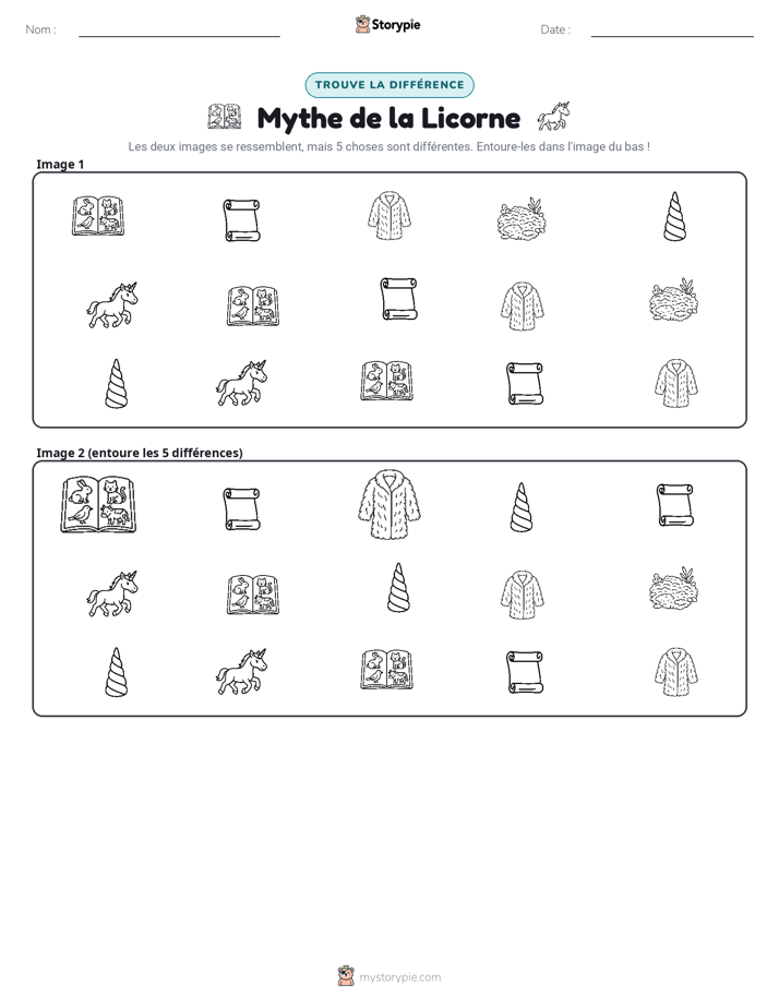 Trouvez les Différences