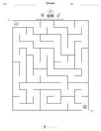 蛤蜊 可打印工作表预览