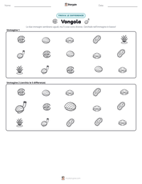 Anteprima della scheda stampabile di Vongola