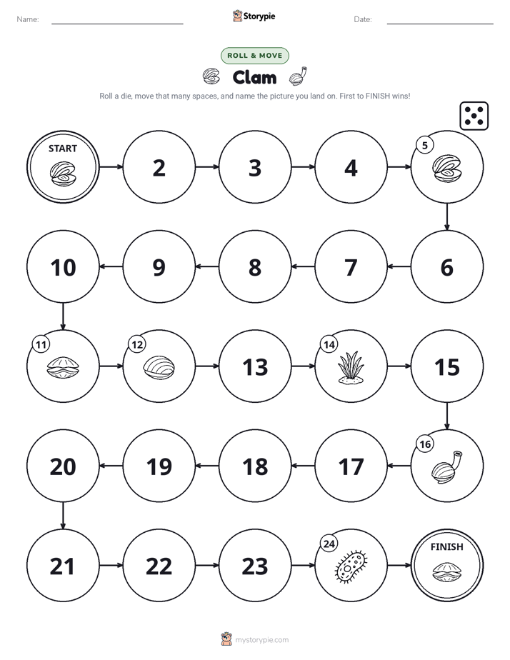 Roll & Move Game
