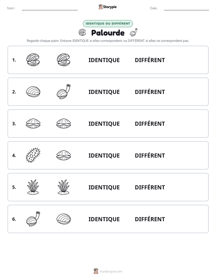 Identique ou Différent