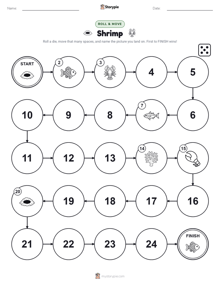 Roll & Move Game