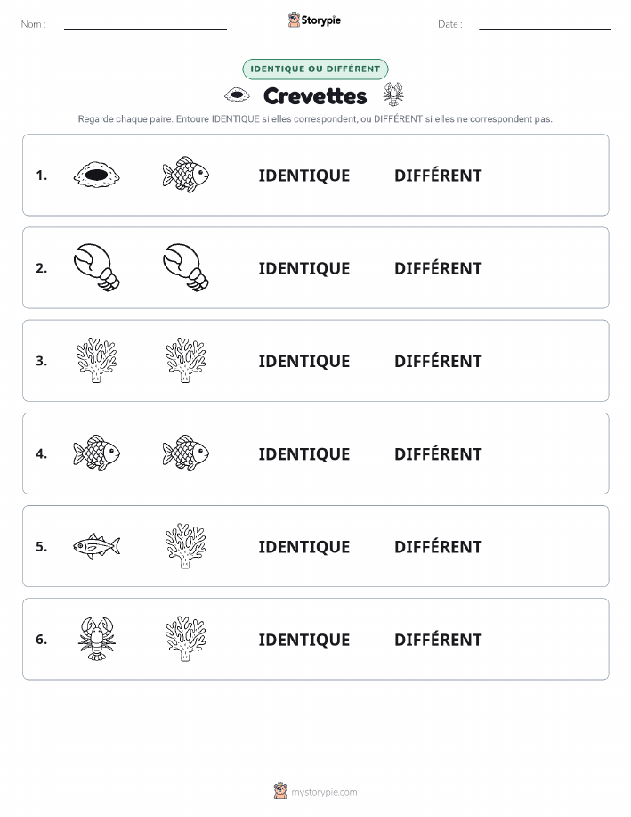 Identique ou Différent