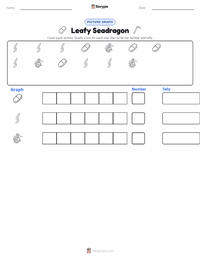 Leafy Seadragon printable worksheet preview