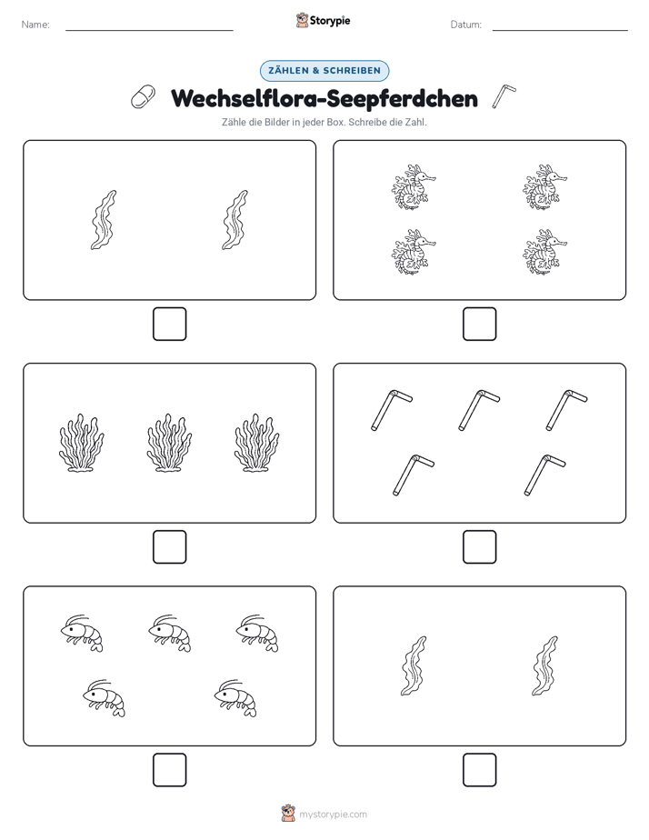 Zählen & Schreiben