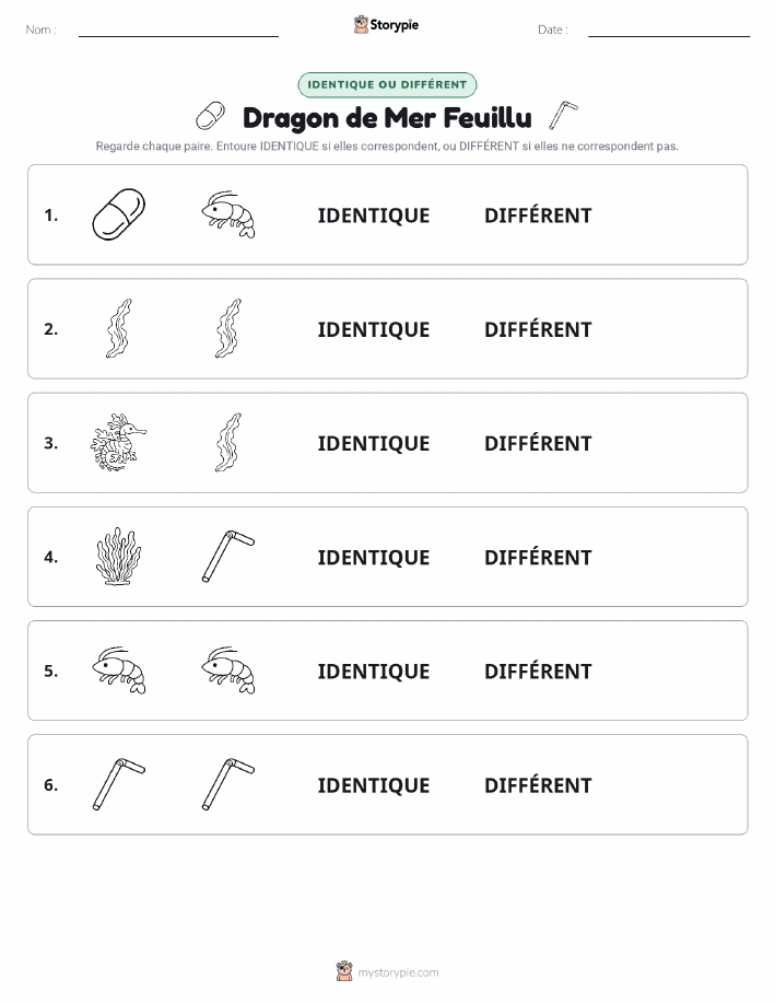 Identique ou Différent
