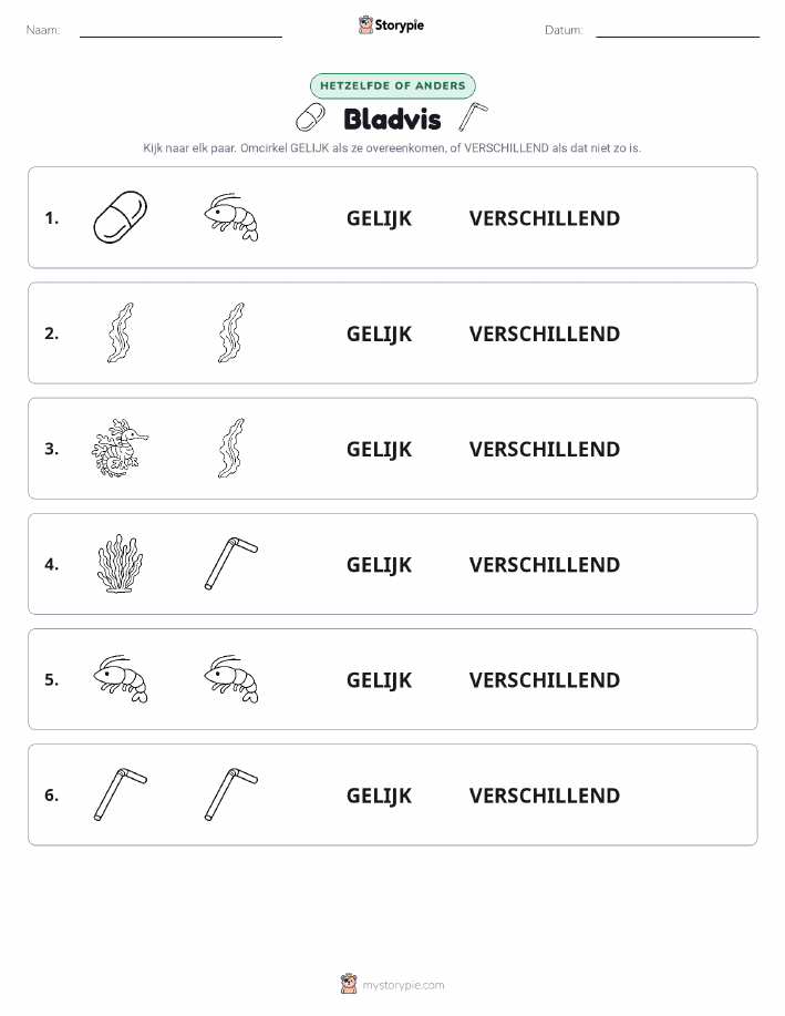 Zelfde of Verschillend