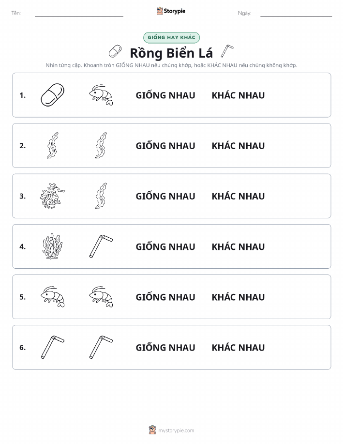 Giống Hay Khác