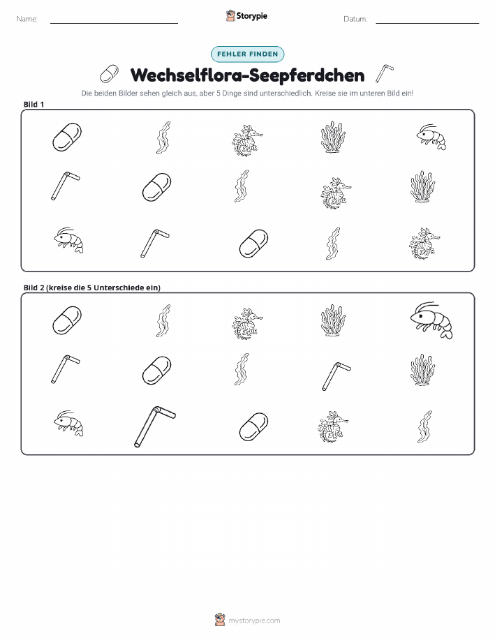 Finde den Unterschied