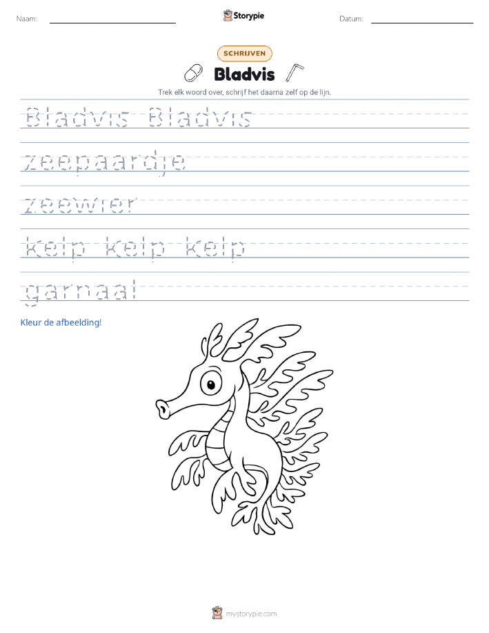Schrijf Oefening