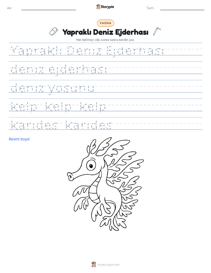 Yazma Pratiği
