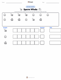 Sperm Whale printable worksheet preview