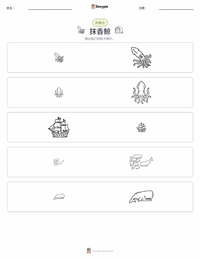 抹香鲸 可打印工作表预览