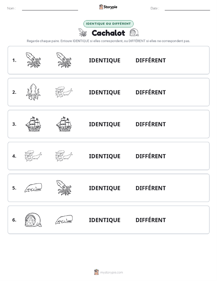 Identique ou Différent