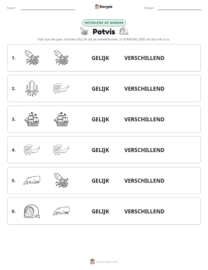 Zelfde of Verschillend